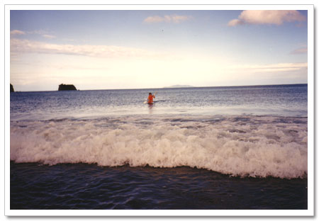Ideal conditions for wave skiing!